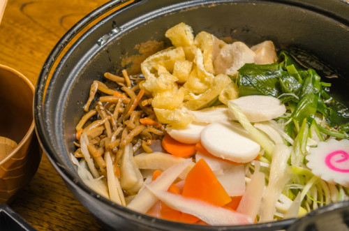 けんちん煮込み鍋焼きうどん